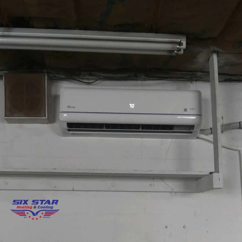 Six Star Heating & Cooling — High-wall ductless mini-split install