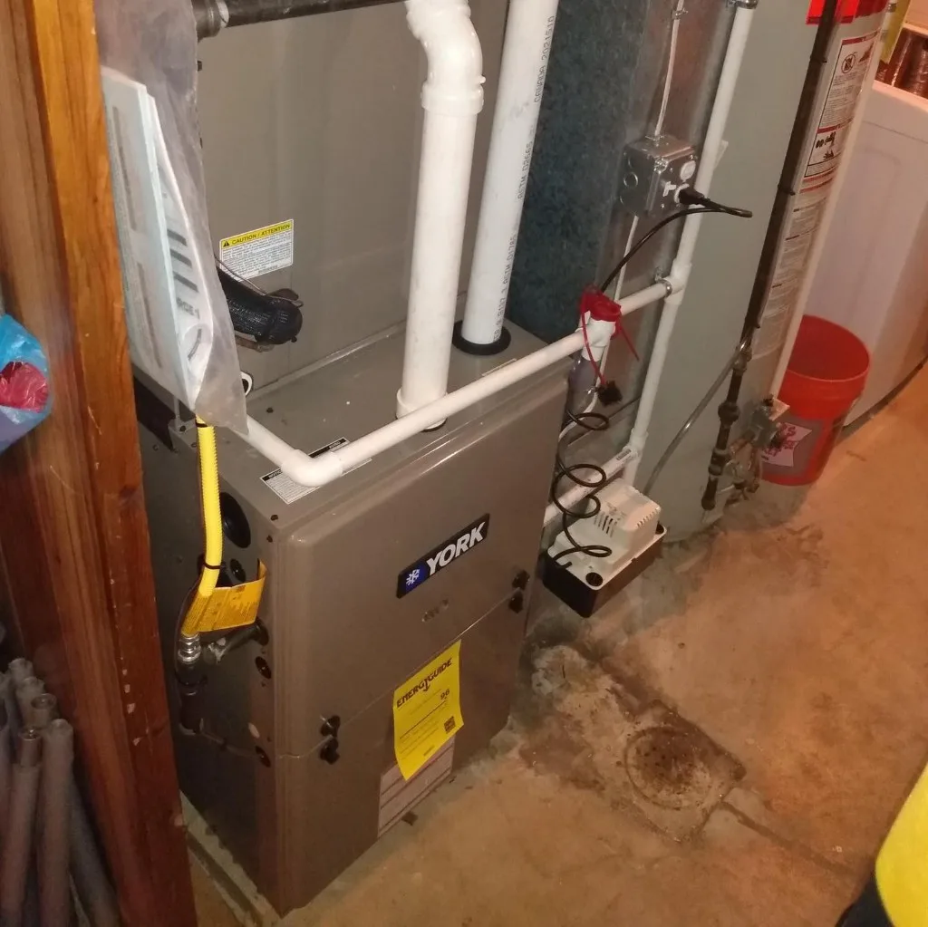 Six Star Heating & Cooling — High-efficiency YORK furnace (95 AFUE)