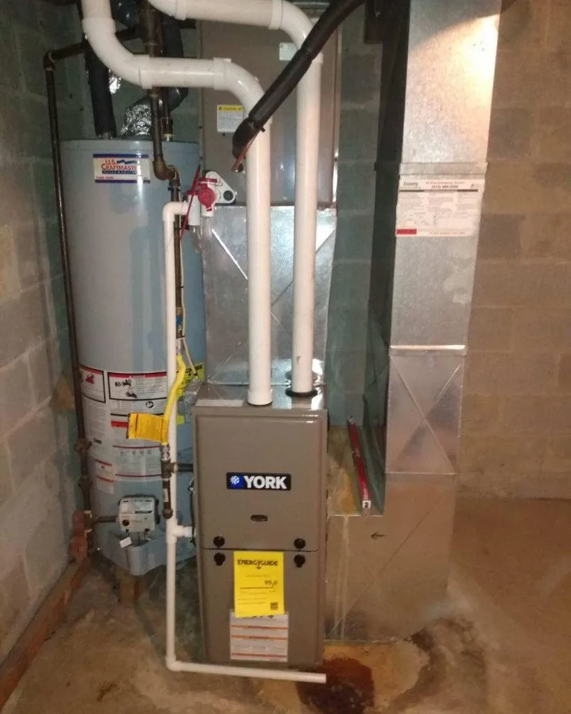 Six Star Heating & Cooling — Residential install — mechanical room