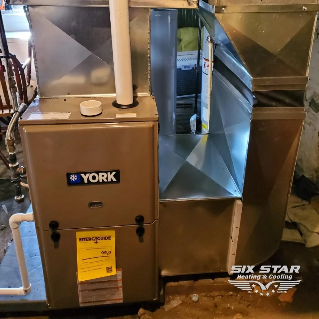 Six Star Heating & Cooling — YORK furnace & custom ductwork