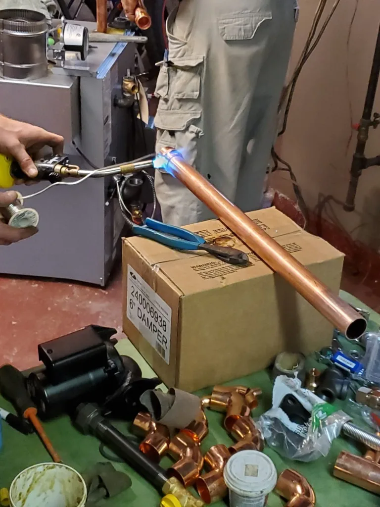Six Star Heating & Cooling — Precision copper brazing