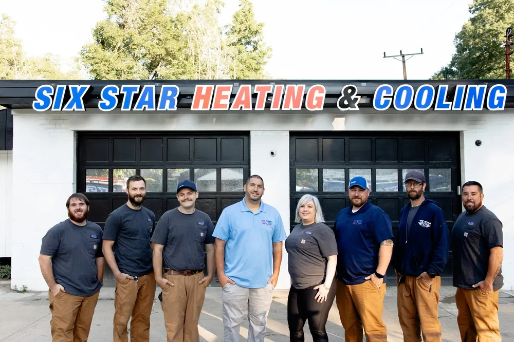 Six Star Heating & Cooling team — factory-trained HVAC technicians serving the South Hills and Greater Pittsburgh.